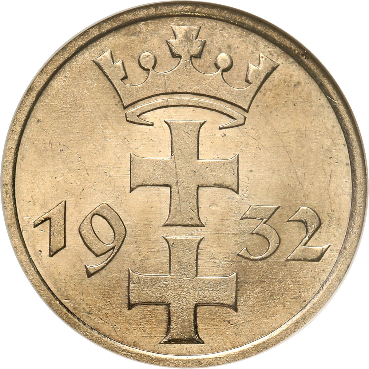 Wolne Miasto Gdańsk/Danzig. 1 Gulden 1932 NGC MS63 - PIĘKNY